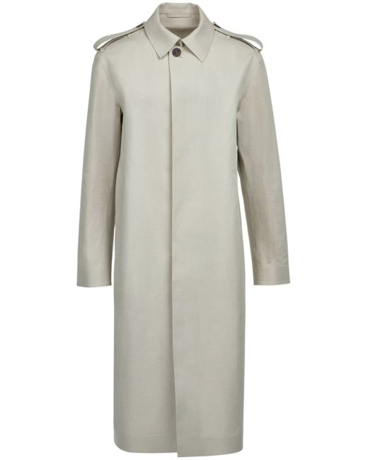 Ferragamo cotton-blend long coat