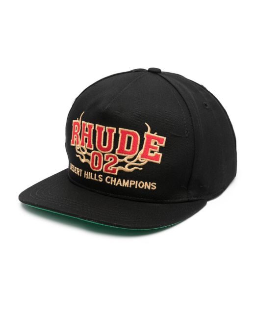 Rhude logo-embroidered baseball hat
