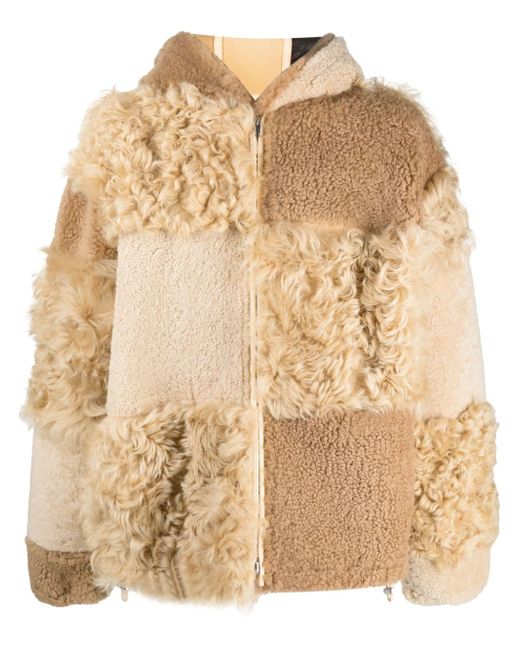 Marni panelled hooded jacket