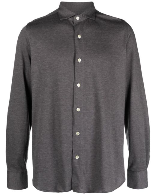 Finamore 1925 Napoli long-sleeve cotton shirt