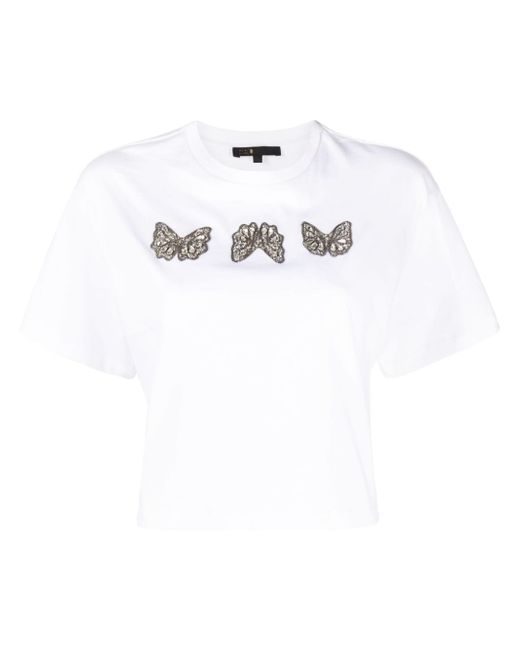 Maje Butterfly-print T-shirt