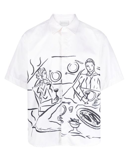 Drôle De Monsieur graphic-print short-sleeve shirt