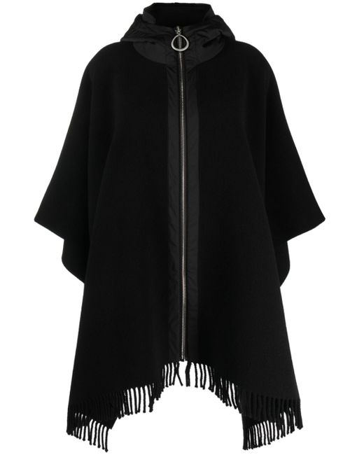 Dondup hooded wool cape