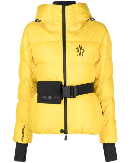 Moncler Grenoble Bouquetin belted puffer jacket