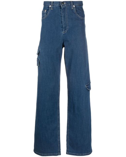 ACT Nº1 high-waist wide-leg cargo jeans