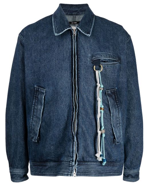 Song For The Mute three-pocket bomber denim jacket