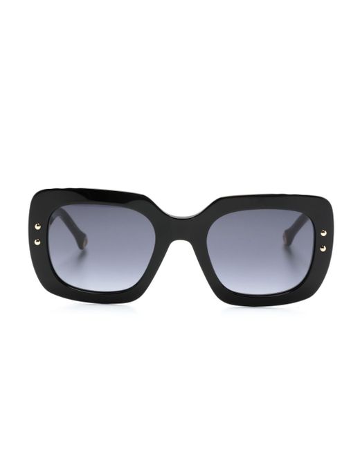 Carolina Herrera colour-block square-frame sunglasses