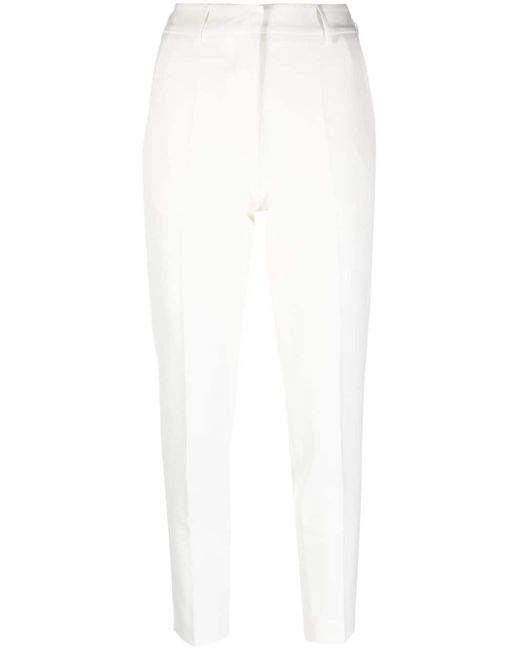 Blanca Vita cropped slim-fit tailored trousers