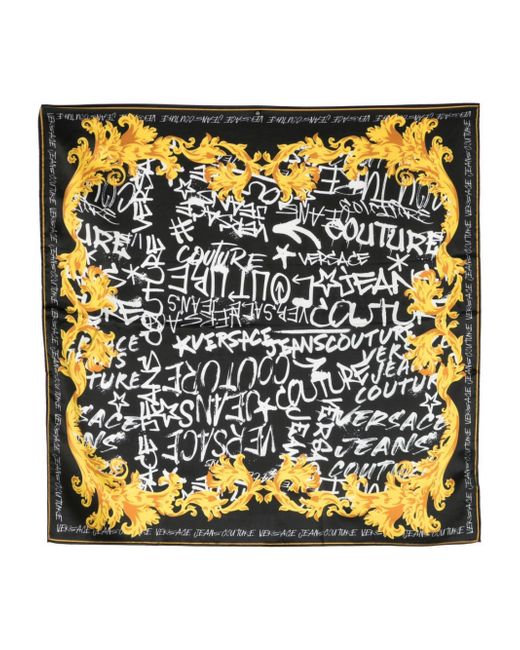 Versace Jeans Couture logo-print scarf