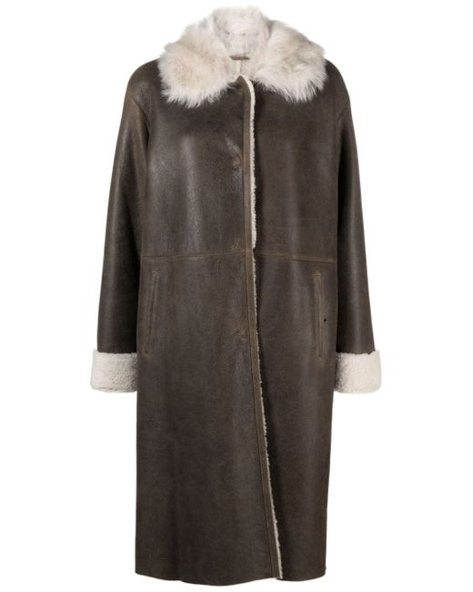 Arma Savoy leather coat