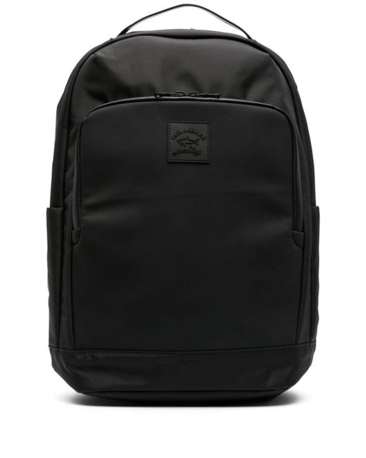 Paul & Shark logo-patch panelled backpack