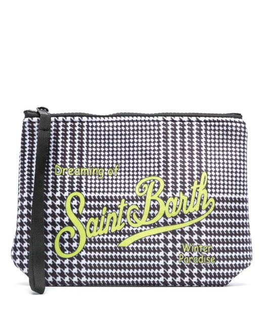 Mc2 Saint Barth Aline Wooly checked pouch