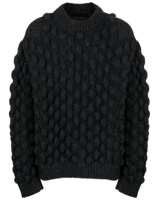 Simone Rocha Bubble-knit wool jumper