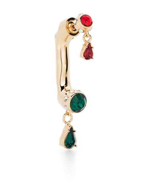 Rabanne crystal-embellished drop earring