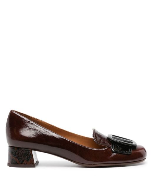 Chie Mihara Rizu 40mm buckle-detail leather pumps