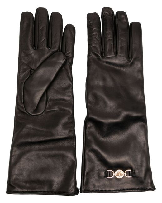 Versace Medusa 95 leather gloves