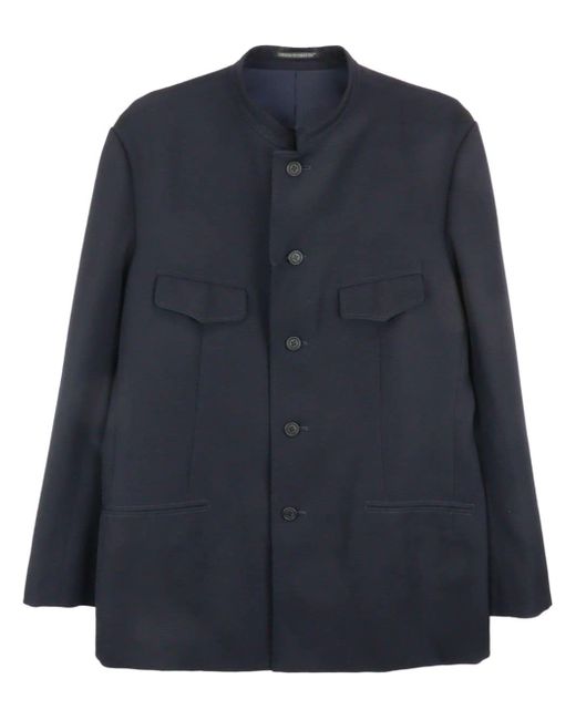 Yohji Yamamoto button-fastening jacket