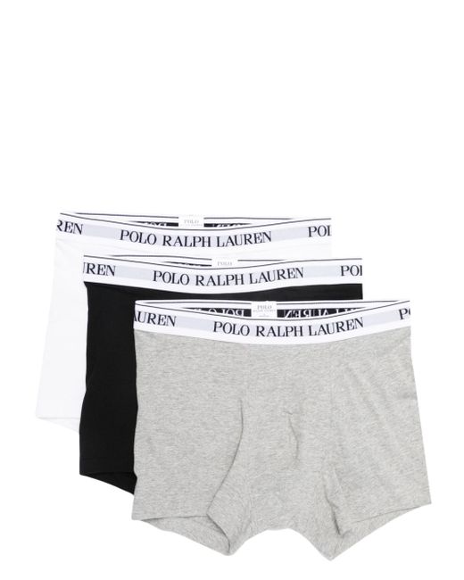 Polo Ralph Lauren logo-waistband cotton briefs set of 3