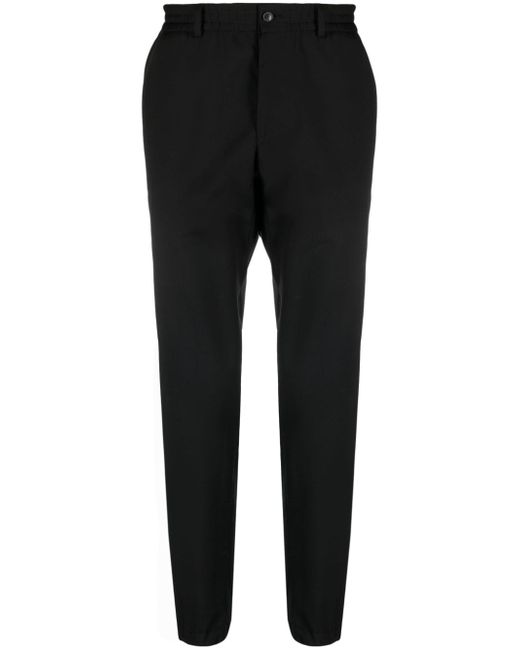 Karl Lagerfeld Chase logo-patch tapered trousers