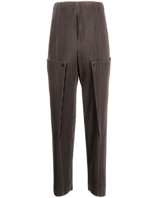 Homme Pliss Issey Miyake high-waisted elasticated pants