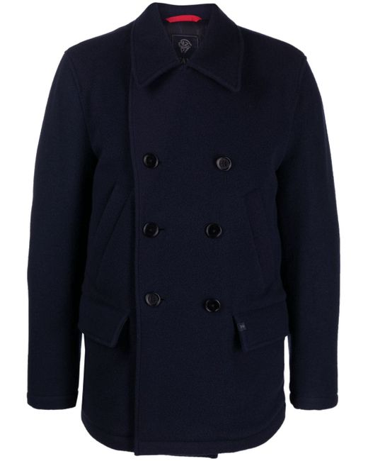 Fay double-breasted virgin-wool jacket
