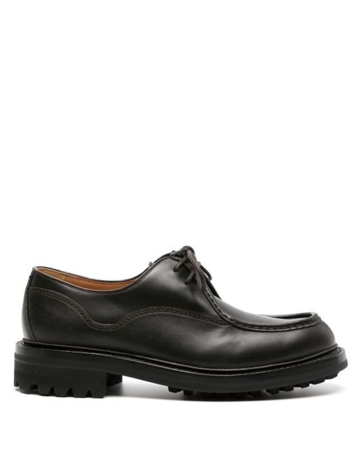 Church's Lymington burnished-leather lace-up shoes
