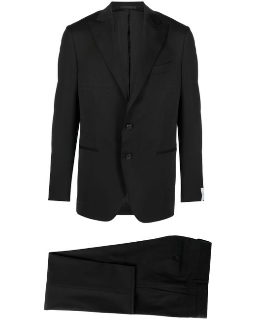 Caruso Norma single-breasted wool suit