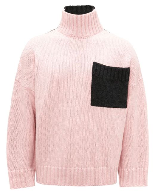 J.W.Anderson two-tone high-neck jumper