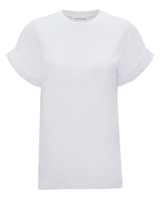 Victoria Beckham crew-neck organic-cotton T-shirt