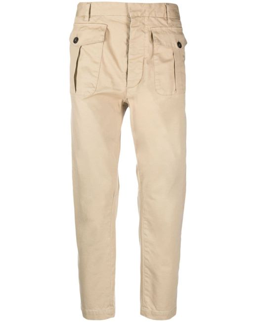 Dsquared2 slim-cut cotton cargo trousers