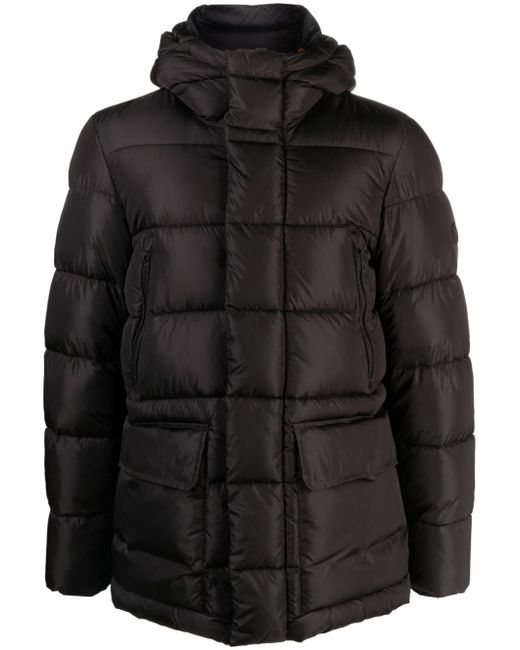 Save The Duck quilted hooded padded jacket