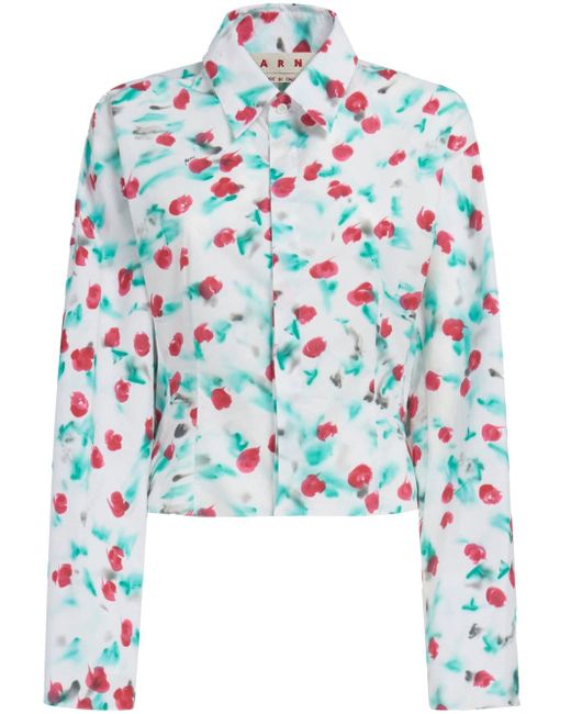 Marni floral-print shirt