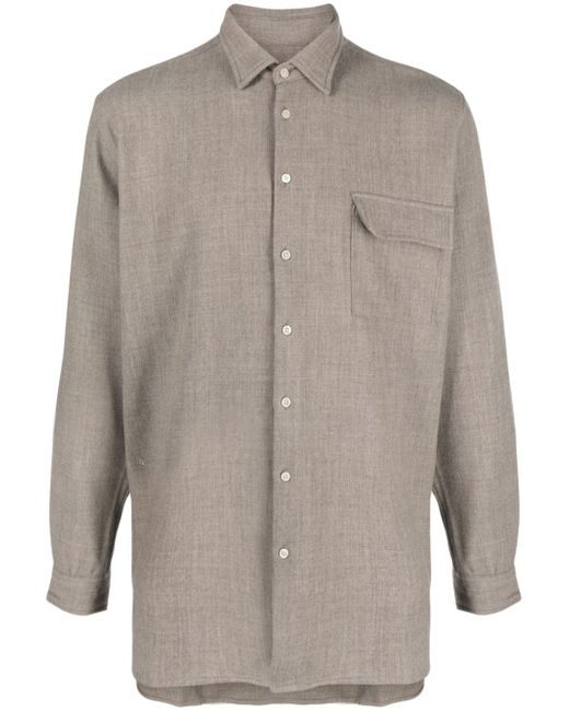 Paura flap-pocket button-up shirt