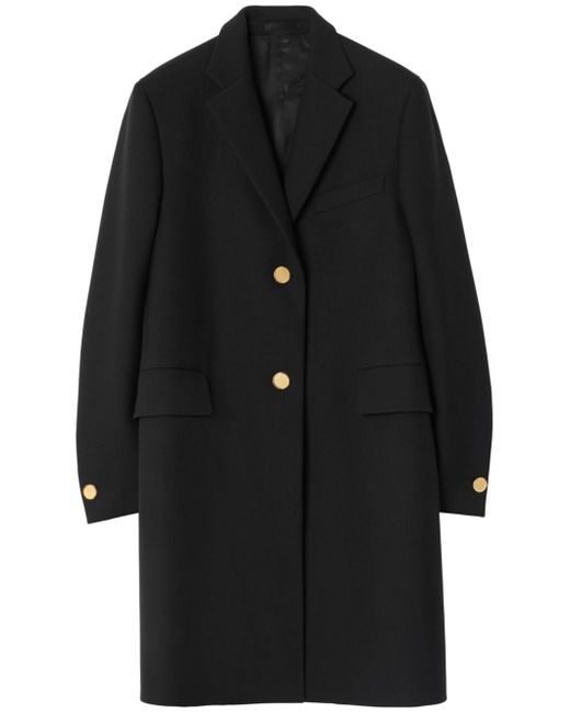 Burberry button-down single-breasted coat