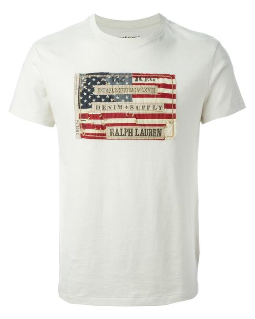 Denim & Supply Ralph Lauren logo patch T-shirt Medium