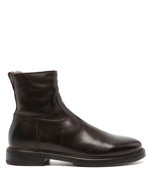 Silvano Sassetti leather ankle boots