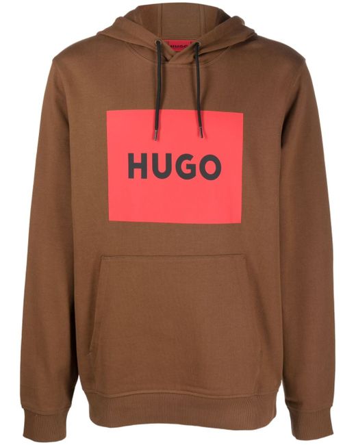 Hugo Boss logo-print hoodie
