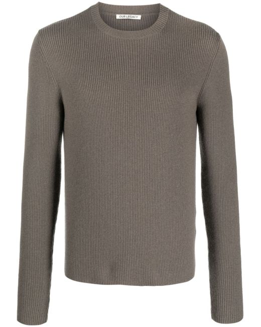 Our Legacy ribbed-knit wool jumper