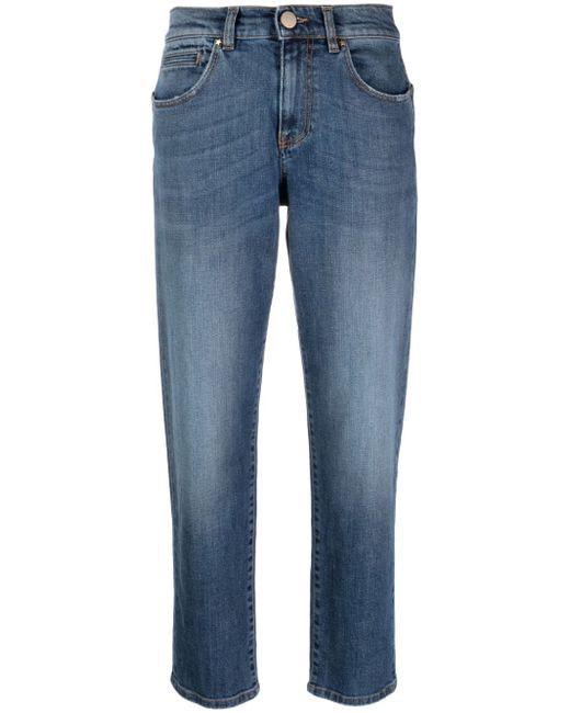 Lorena Antoniazzi mid-rise cropped jeans