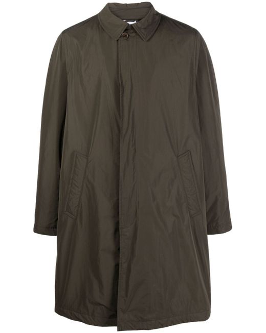 Aspesi classic-collar concealed-fastening trench coat