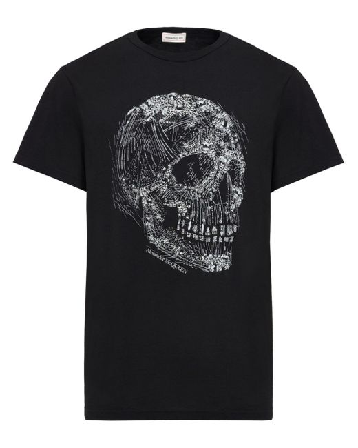 Alexander McQueen Skull-embellished T-shirt