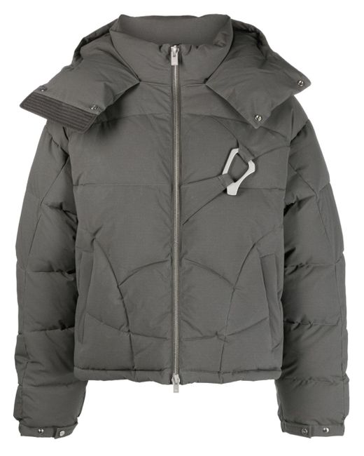 Heliot Emil Abstract quilted down jacket