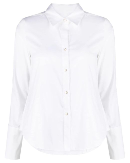 Twp plain button-up shirt