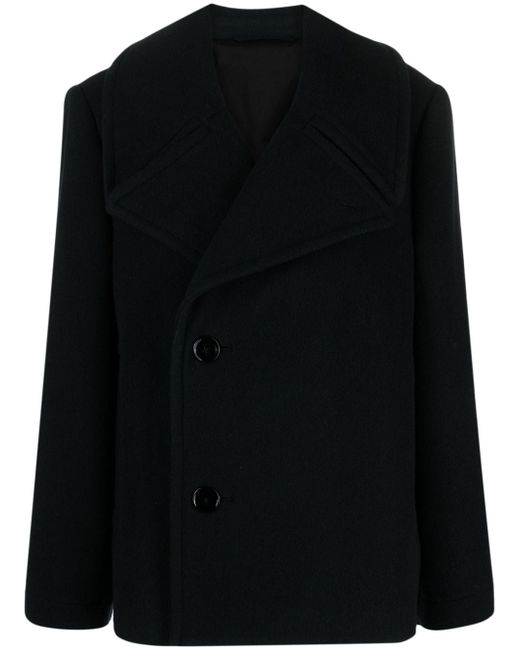 Lemaire double-breasted wool coat
