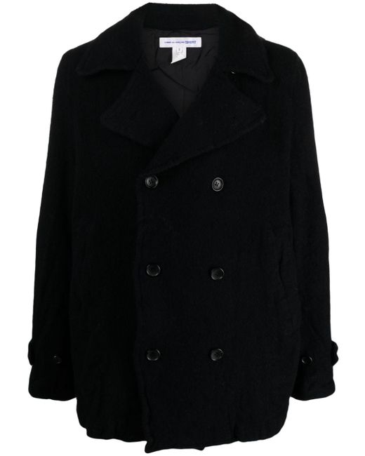 Comme Des Garçons double-breasted wool coat