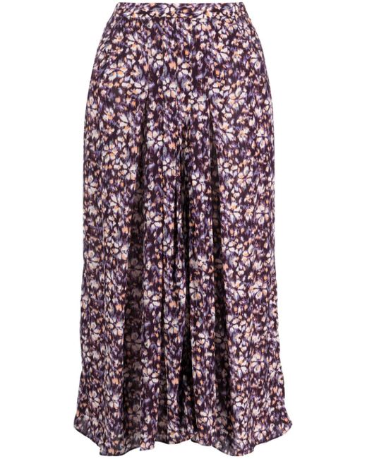marant étoile Eolia floral-print skirt