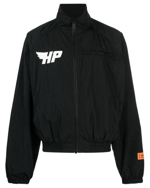 Heron Preston logo-print bomber jacket