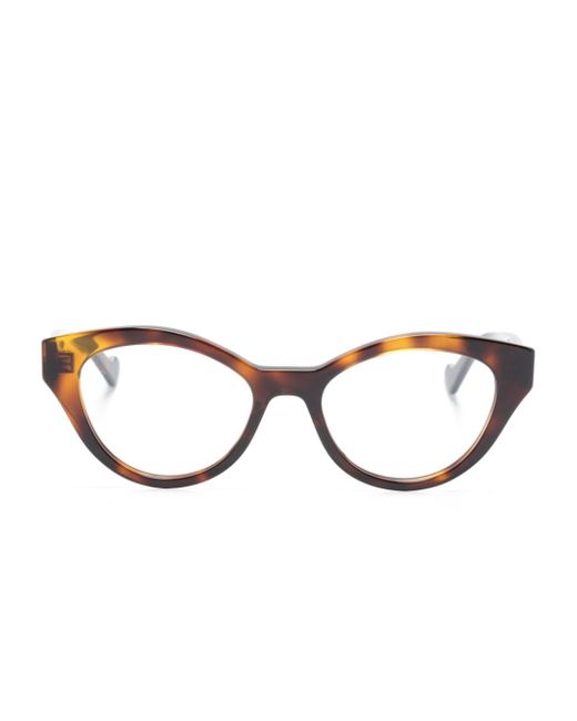 Gucci tortoiseshell cat eye-frame glasses
