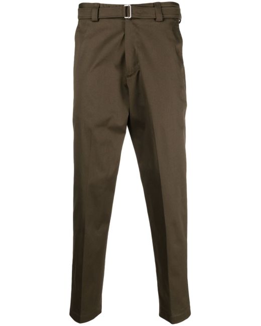 Low Brand belted tailored trousers