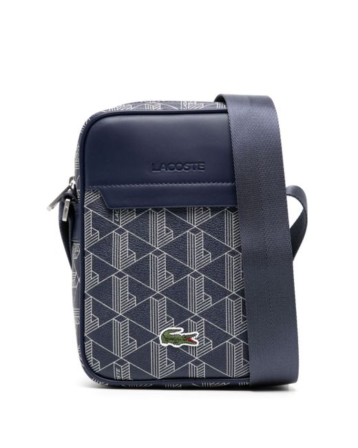 Lacoste The Blend logo-patch messenger bag